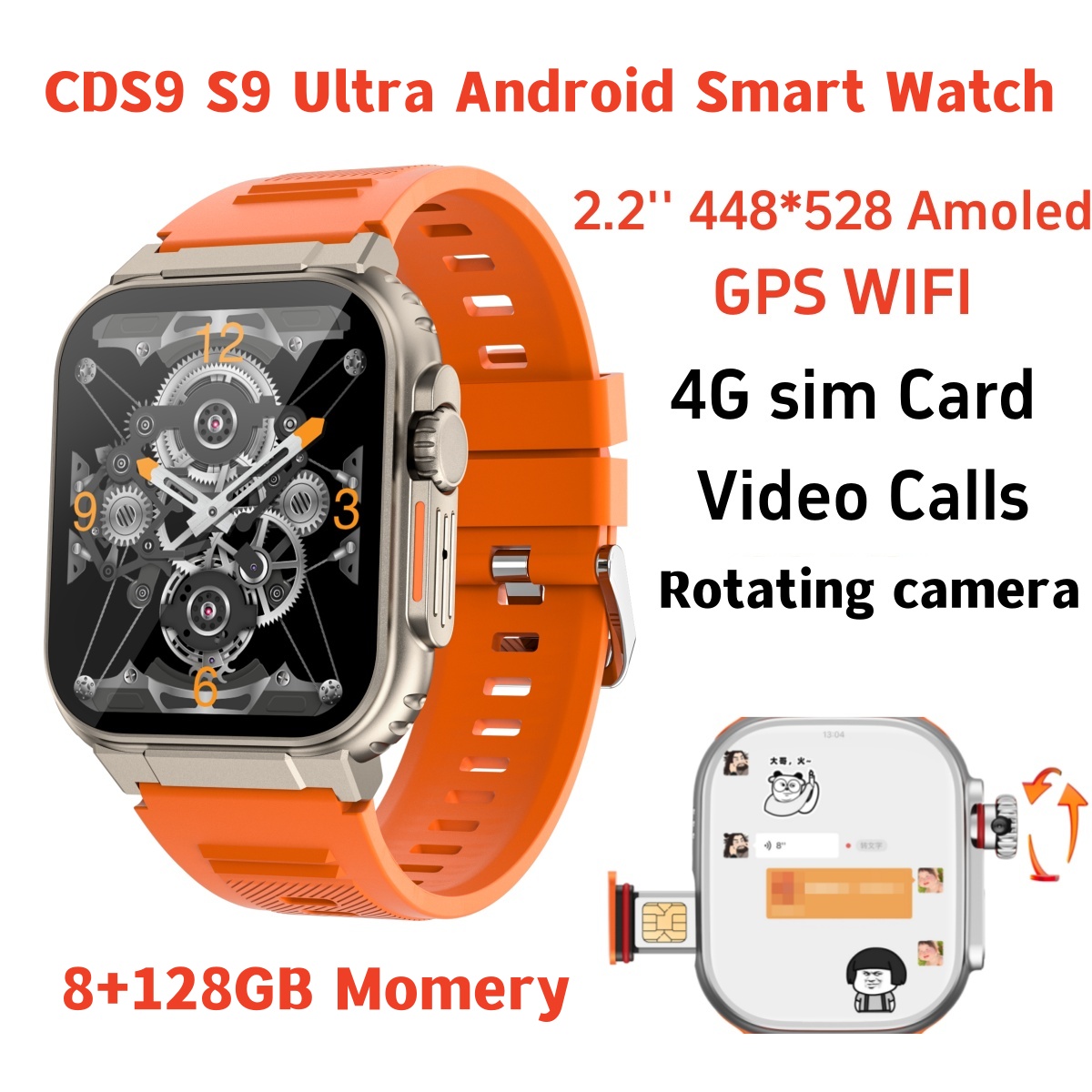Smartwatch Id - Oryginalny Smartwatch S10 z obsługą sieci