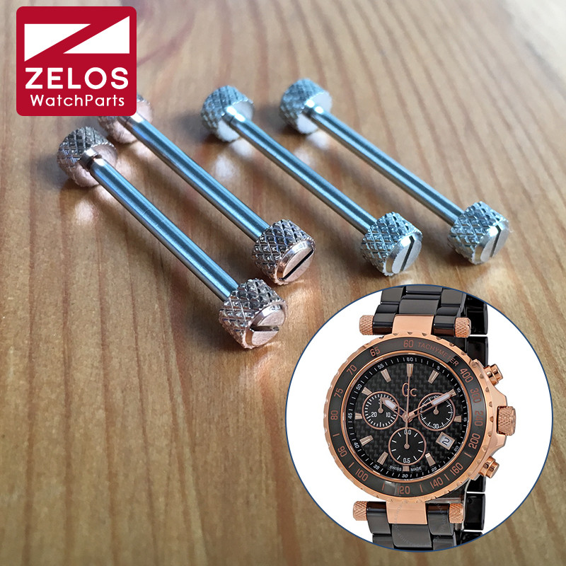 Smartwatch Guess - Stalowa rurka śrubowa do męskiego zegarka
