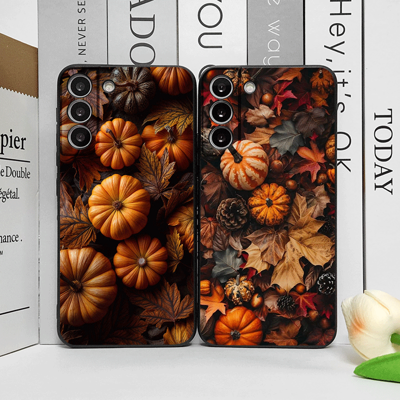 Huawei Mate 60 - Jesienne liście klonu, dynia, Halloween –