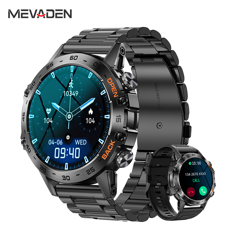 Smartwatch Store - MEVADEN Steel 1.39 cala Męski Luksusowy
