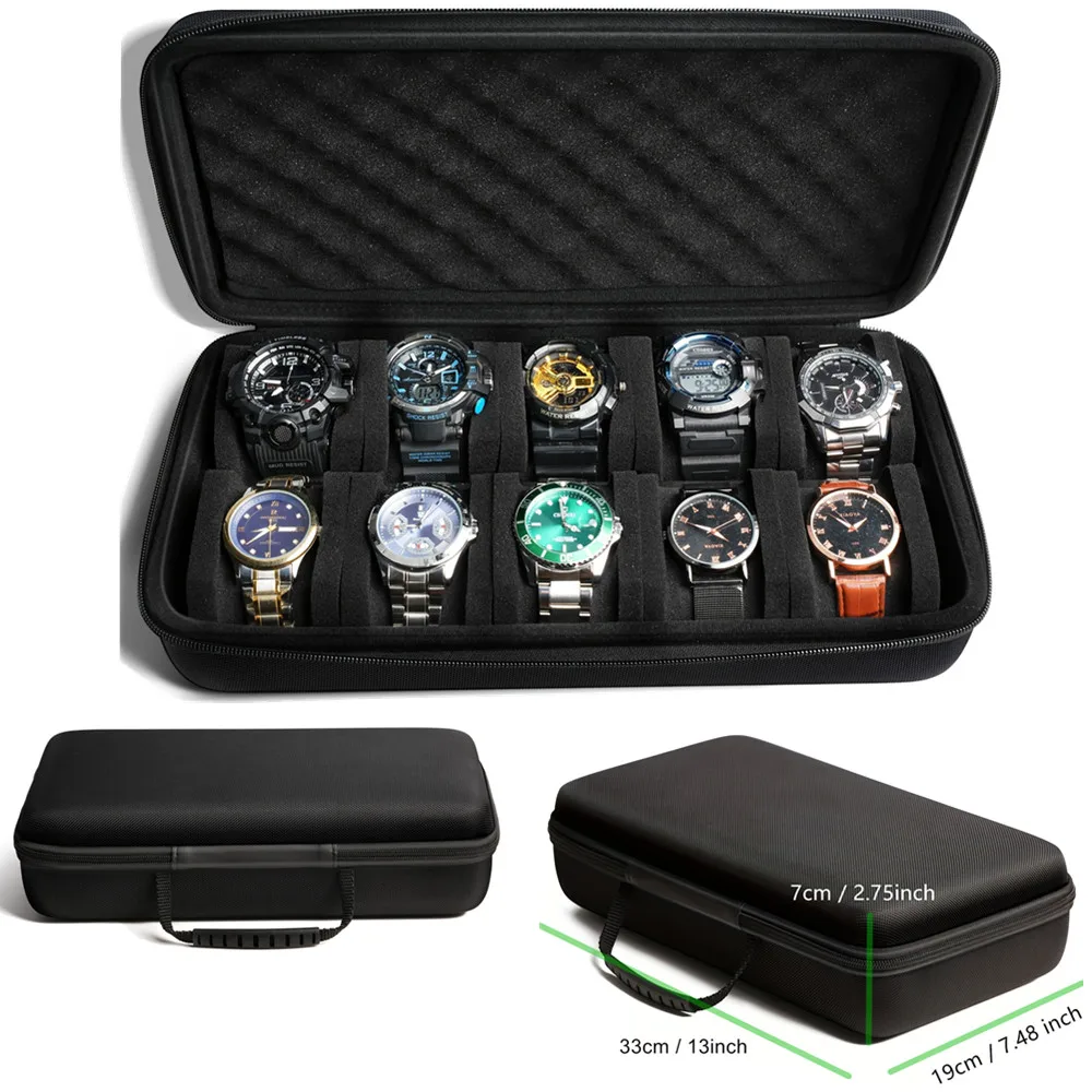 Smartwatch Id - Organizer na 10 zegarków, przenośne etui