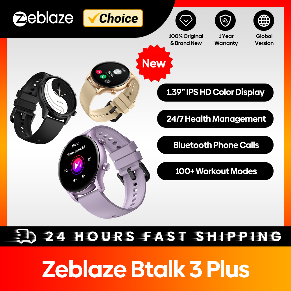 Smartwatch Face - Nowy Zeblaze Btalk 3 Plus Smartwatch