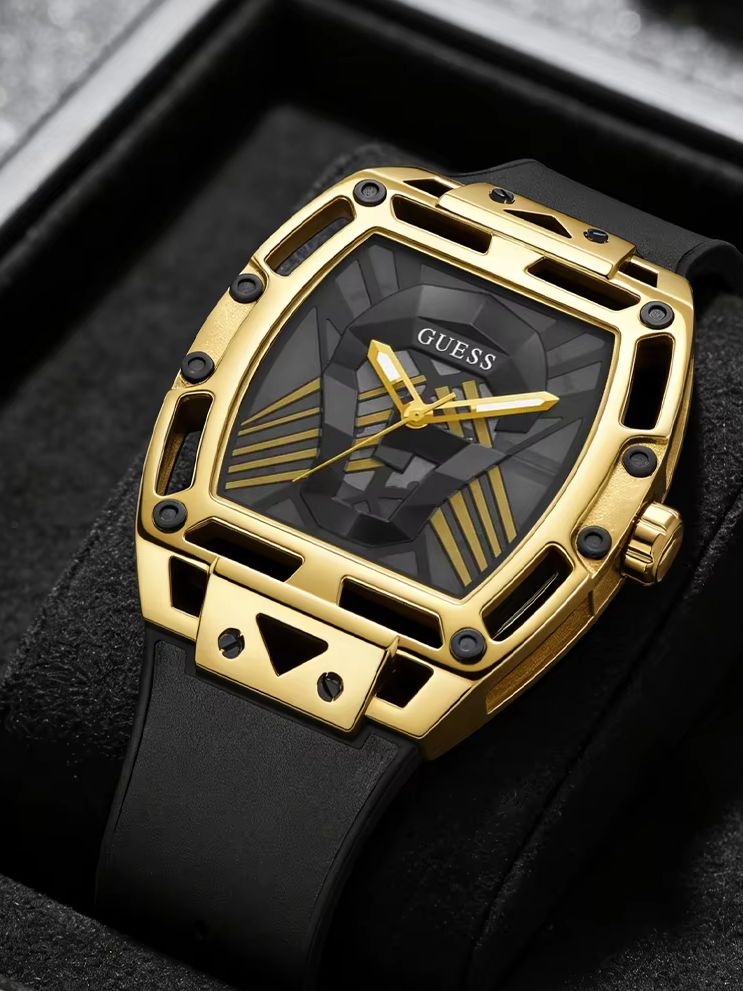 Smartwatch Guess - Zegarek męski GUESS Quartz GW0500G1, dwukolorowa