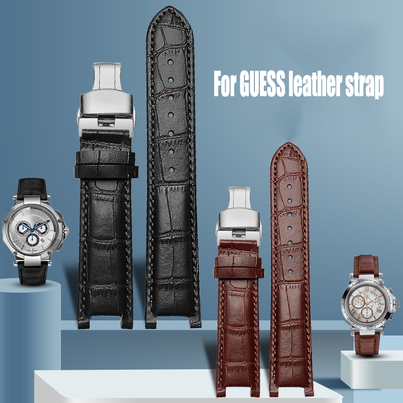 Smartwatch Guess - Pasek do zegarka z nacięciem łuska
