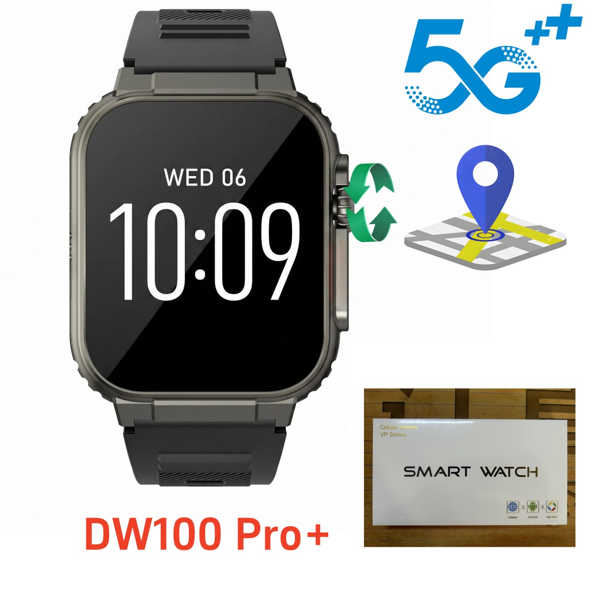 Smartwatch DW100 Pro plus z fu – Smartwatch Id recenzja i cena