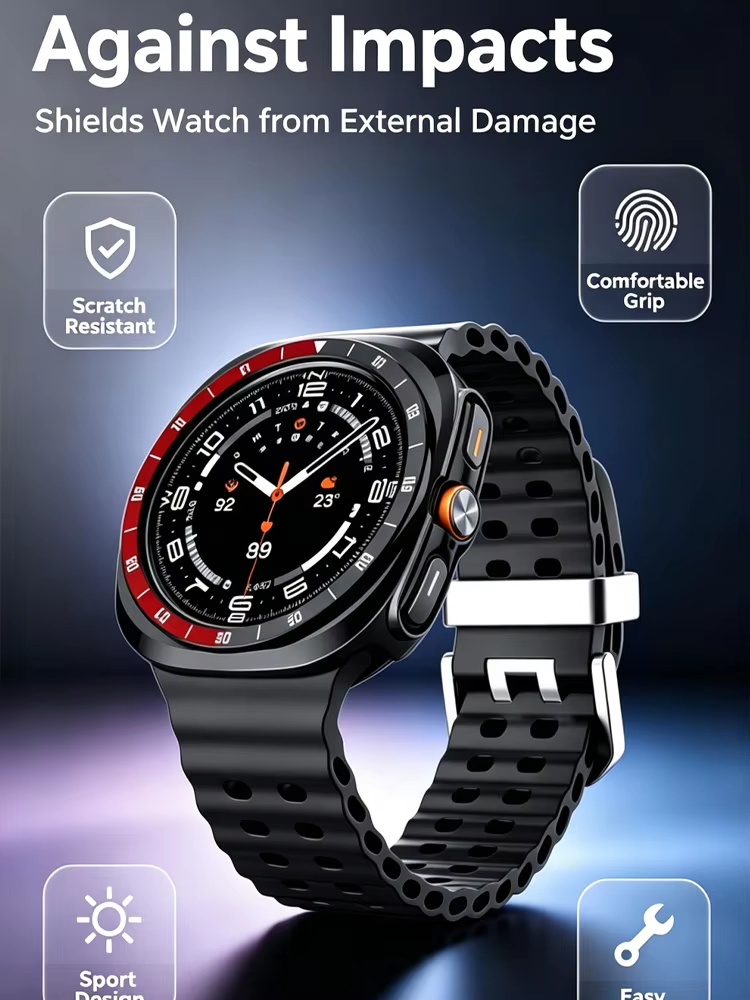 Obudowa z ramką i etui do Sams – Samsung Smartwatch Ultra Accessories recenzja i cena