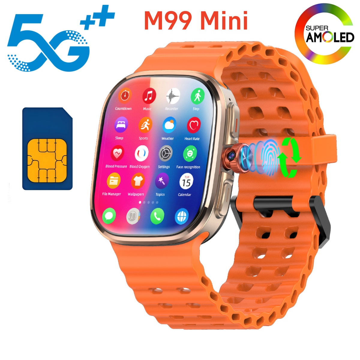 M99 Mini Smartwatch 5G Android – Smartwatch Face recenzja i cena