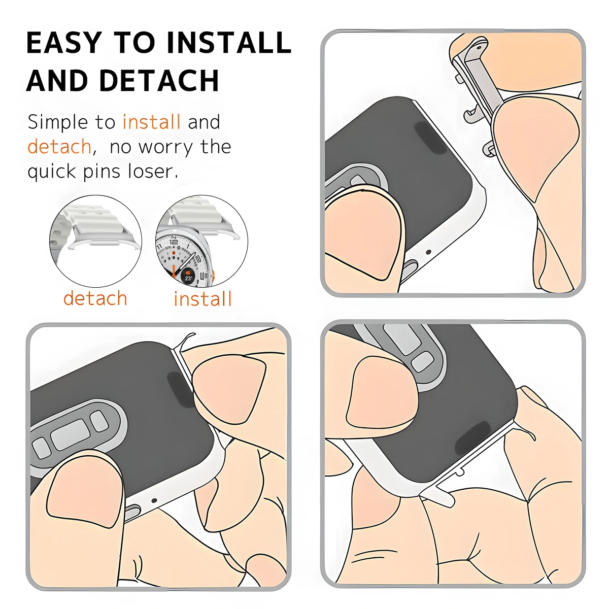 1 Para Adapterów do Samsung Ga – Samsung Smartwatch Ultra Accessories recenzja i cena