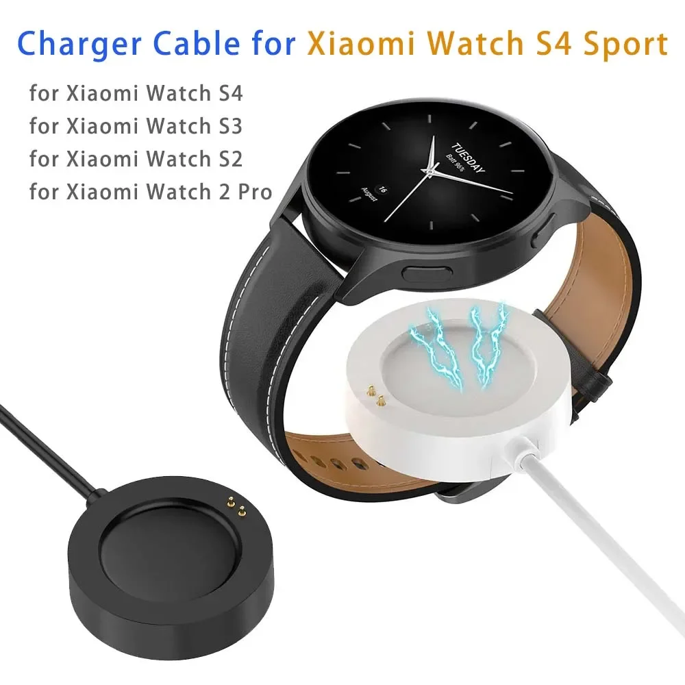 Biały kabel do ładowania smart – Xiaomi Smartwatch S3 Accessories recenzja i cena