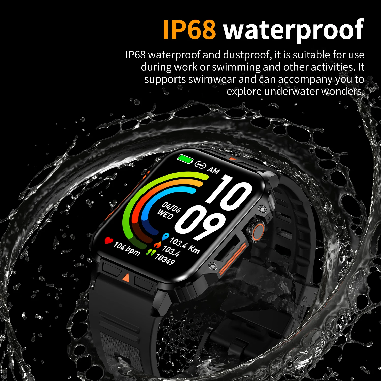 Luksusowy smartwatch wojskowy  – Smartwatch Face recenzja i cena