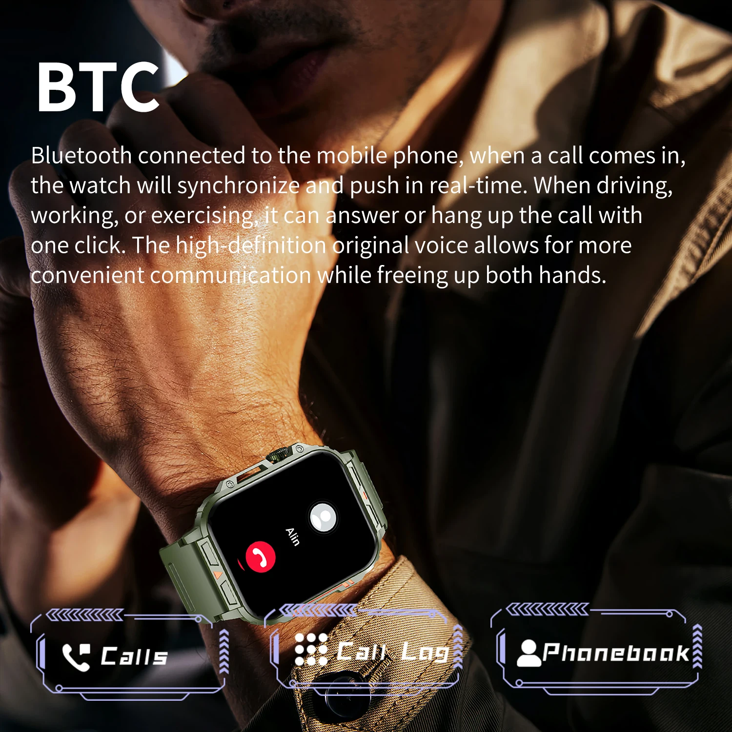 Luksusowy smartwatch wojskowy  – Smartwatch Face recenzja i cena