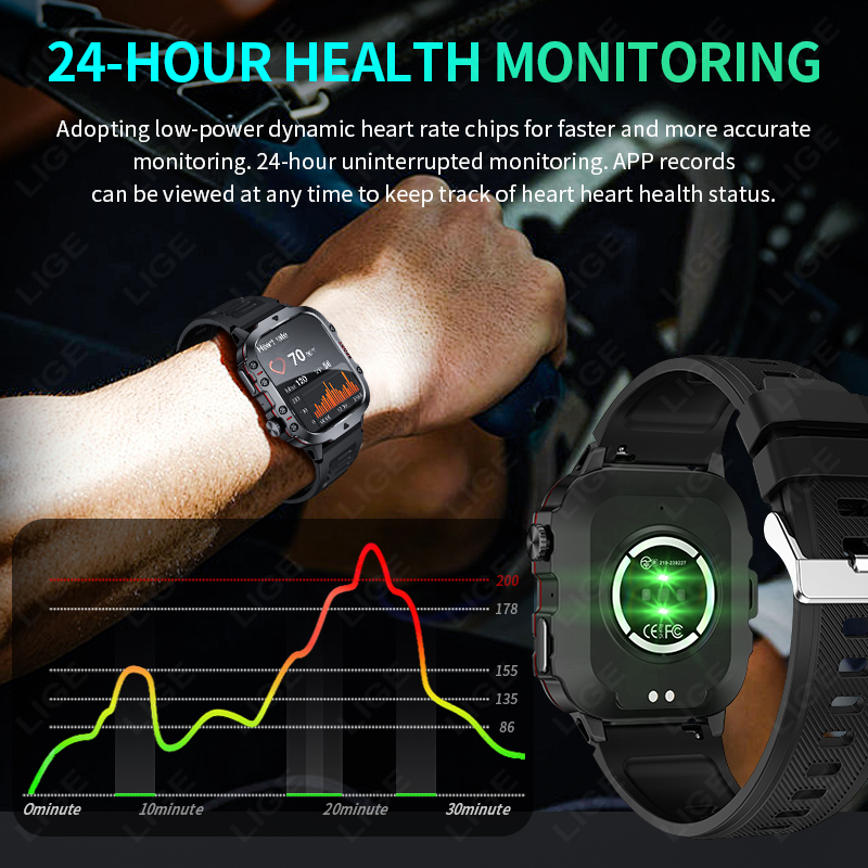LIGE inteligentny zegarek na z – Smartwatch Face recenzja i cena