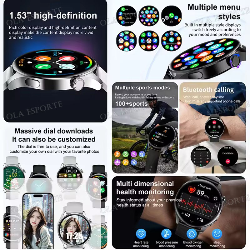 Nowy Smartwatch dla Kobiet i M – Smartwatch Face recenzja i cena