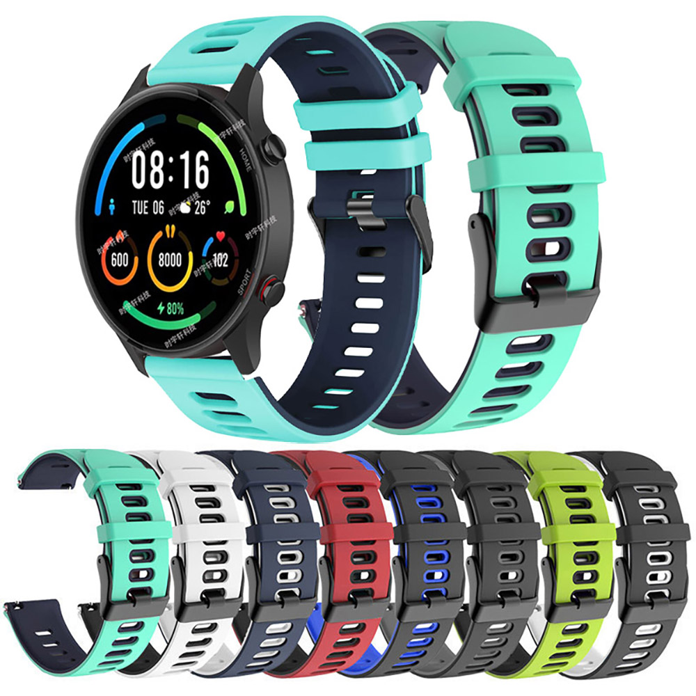 Dwukolorowy pasek sportowy 22  – Xiaomi Smartwatch S3 Accessories recenzja i cena
