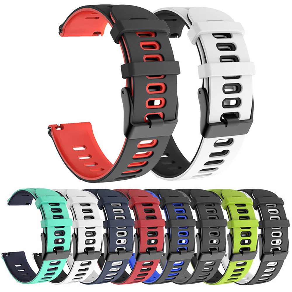 Dwukolorowy pasek sportowy 22  – Xiaomi Smartwatch S3 Accessories recenzja i cena