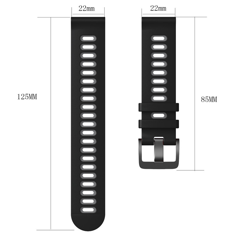 Dwukolorowy pasek sportowy 22  – Xiaomi Smartwatch S3 Accessories recenzja i cena