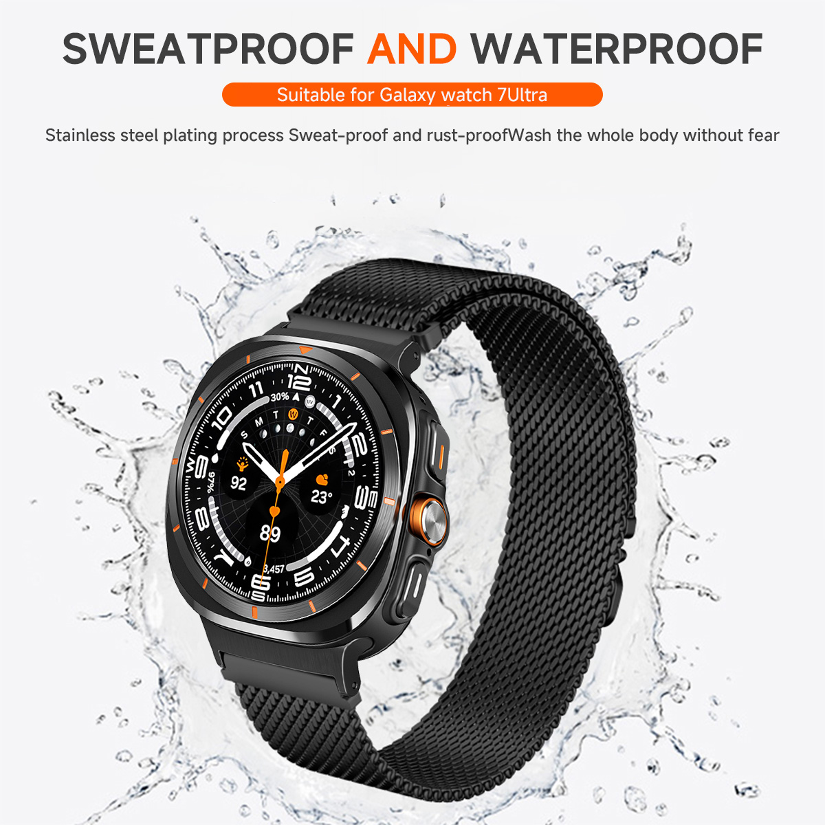 Pasek Milanese Metal Strap do  – Samsung Smartwatch Ultra Accessories recenzja i cena